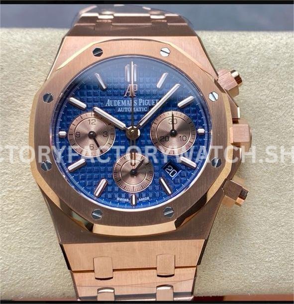 BF Factory Audemars Piguet Royal Oak Chronograph 26331OR.OO.1220OR.01 41mm Ful ( (6) BF 26331OR blue sub dial chronograph Royal Oak