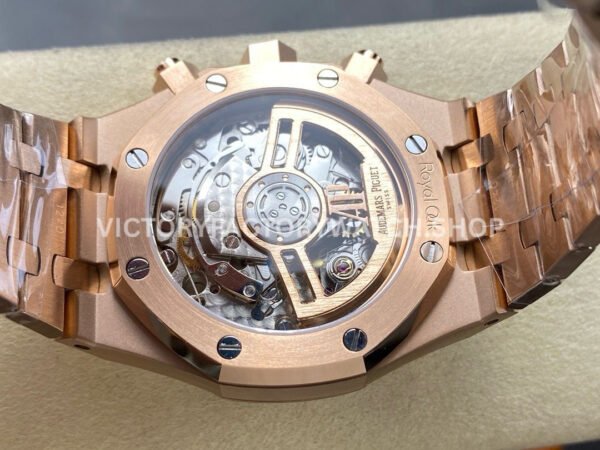 BF Factory Audemars Piguet Royal Oak Chronograph 26331OR.OO.1220OR.02 41mm Full Rose Gold B ( (9) BF Factory Audemars Piguet Royal Oak Chronograph 26331OR.OO.1220OR.02 41mm Full Rose Gold Brown Dial