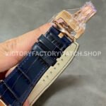 BF Factory Audemars Piguet Royal Oak Chronograph 26331OR.OO.D315CR.01 41mm Rose Gold Leather Strap Blue Dial