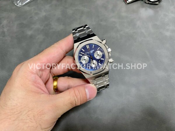 BF Factory Audemars Piguet Royal Oak Chronograph 26331ST.OO.1220ST.01 41mm Full Steel ( (7) BF Factory Audemars Piguet Royal Oak Chronograph 26331ST.OO.1220ST.01 41mm Full Steel Silver Eye Blue Dial