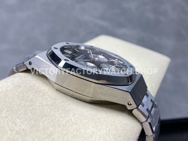 BF Factory Audemars Piguet Royal Oak Chronograph 26331ST.OO.1220ST.02 41mm Full Steel ( (5) BF Factory Audemars Piguet Royal Oak Chronograph 26331ST.OO.1220ST.02 41mm Full Steel Silver Eye Black Dial