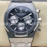 BF Factory Audemars Piguet Royal Oak Chronograph 26331ST.OO.1220ST.02 41mm Full Steel ( (8) BF 26331ST black dial silver sub chronograph Royal Oak