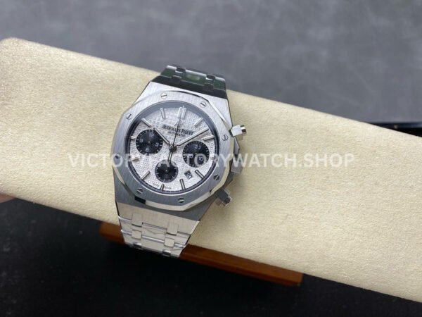 BF Factory Audemars Piguet Royal Oak Chronograph 26331ST.OO.1220ST.03 41mm Full Steel ( (4) BF Factory Audemars Piguet Royal Oak Chronograph 26331ST.OO.1220ST.03 41mm Full Steel Black Eye Silver Dial