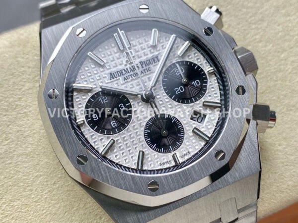 BF Factory Audemars Piguet Royal Oak Chronograph 26331ST.OO.1220ST.03 41mm Full Steel ( (9) BF Factory Audemars Piguet Royal Oak Chronograph 26331ST.OO.1220ST.03 41mm Full Steel Black Eye Silver Dial