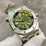 BF Factory Audemars Piguet Royal Oak Offshore Diver 15720ST.OO.A052CA.01 Steel Rubber Stra ( BF Factory Audemars Piguet Royal Oak Offshore Diver 15720ST.OO.A052CA.01 Steel Rubber Strap Green Dial
