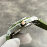 BF Factory Audemars Piguet Royal Oak Offshore Diver 15720ST.OO.A052CA.01 Steel Rubber Stra ( (5) BF Factory Audemars Piguet Royal Oak Offshore Diver 15720ST.OO.A052CA.01 Steel Rubber Strap Green Dial