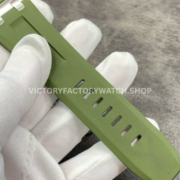 BF Factory Audemars Piguet Royal Oak Offshore Diver 15720ST.OO.A052CA.01 Steel Rubber Stra ( (8) BF Factory Audemars Piguet Royal Oak Offshore Diver 15720ST.OO.A052CA.01 Steel Rubber Strap Green Dial