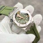BF Factory Audemars Piguet Royal Oak Offshore Diver 15720ST.OO.A052CA.01 Steel Rubber Stra ( (9) BF Factory Audemars Piguet Royal Oak Offshore Diver 15720ST.OO.A052CA.01 Steel Rubber Strap Green Dial