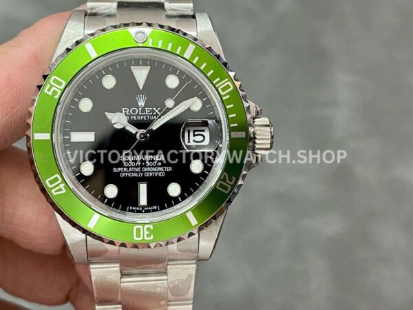 Rolex Submariner 16610LV Kermit green bezel replica BP Factory