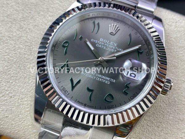 DIW Factory Rolex Datejust Limited Edition 126334 41mm Full 904L Middle Eastern Digital Grey Dial