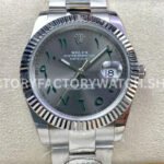 Rolex Datejust 126334 grey arabic dial replica