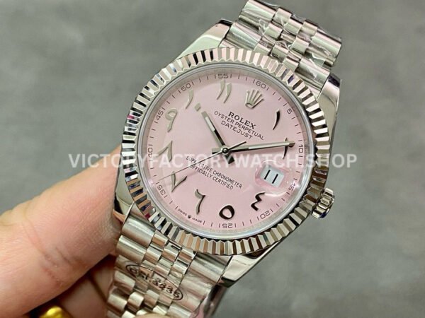 DIW Factory Rolex Datejust Limited Edition 126334 41mm Full 904L Middle Eastern Digital Pink Dial