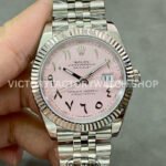 DIW Factory Rolex Datejust Limited Edition 126334 41mm Full 904L Middle Eastern Digital Pink Dial
