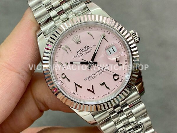 DIW Factory Rolex Datejust Limited Edition 126334 41mm Full 904L Middle Eastern Digital Pink Dial