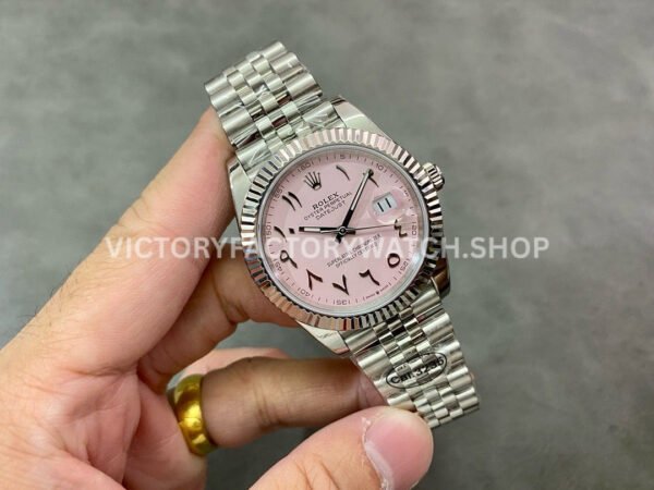 DIW Factory Rolex Datejust Limited Edition 126334 41mm Full 904L Middle Eastern Digital Pink Dial