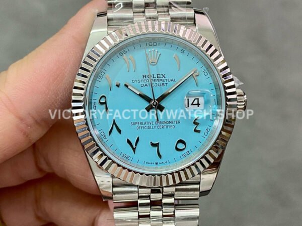 DIW Factory Rolex Datejust Limited Edition 126334 41mm Full 904L Middle Eastern Digital Sky Blue Dial