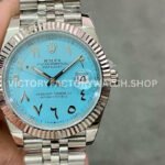 Rolex Datejust 126334 sky blue middle eastern dial replica