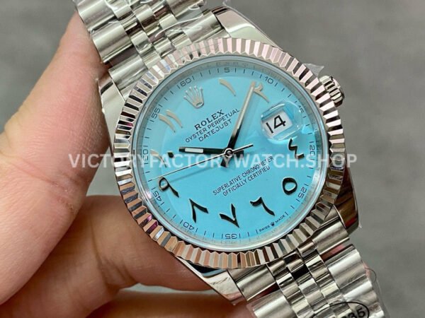 DIW Factory Rolex Datejust Limited Edition 126334 41mm Full 904L Middle Eastern Digital Sky Blue Dial