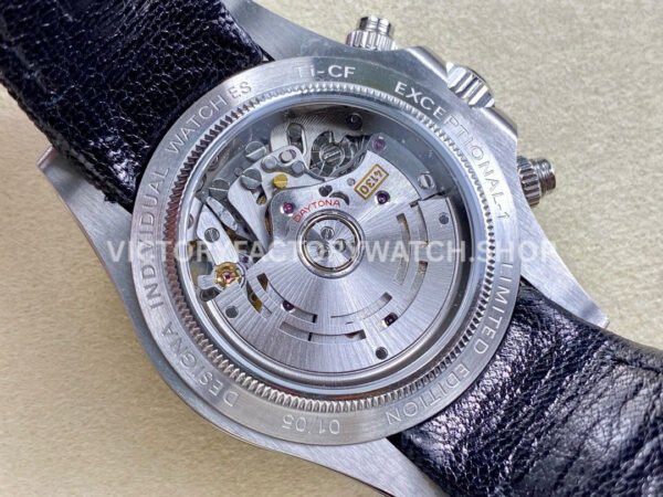 DIW Factory Rolex Daytona 116500 40mm Steel Artificial Fiber Woven Strap Arabic Number Carbon Fiber Dial