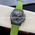 DIW Factory Rolex Daytona Limited Edition 116500 40mm Carbon Fiber Artificial Fiber Woven Strap Soldier Gold Needle Color Dial