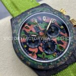 DIW Factory Rolex Daytona Limited Edition 116500 40mm Carbon Fiber Artificial Fiber Woven Strap Soldier Gold Needle Color Dial