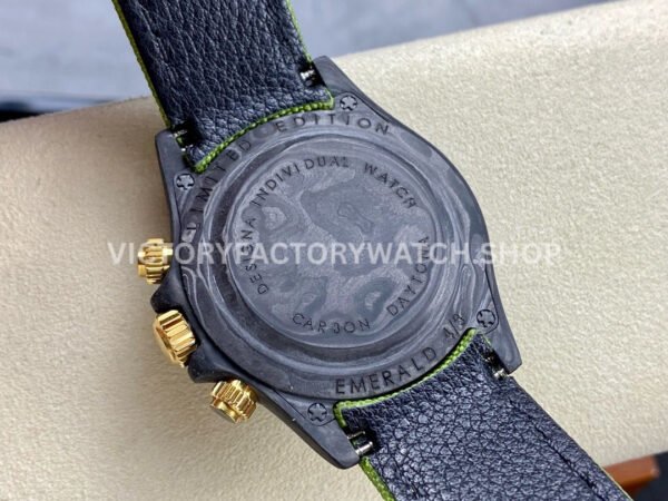 DIW Factory Rolex Daytona Limited Edition 116500 40mm Carbon Fiber Artificial Fiber Woven Strap Soldier Gold Needle Color Dial