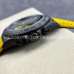 DIW Factory Rolex Daytona Limited Edition 116500 40mm Carbon Fiber Artificial Fiber Woven Strap Yellow Eye Carbon Fiber Dial