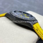 DIW Factory Rolex Daytona Limited Edition 116500 40mm Carbon Fiber Artificial Fiber Woven Strap Yellow Eye Carbon Fiber Dial