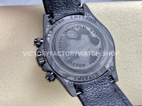 DIW Factory Rolex Daytona Limited Edition 116500 40mm Carbon Fiber Artificial Fiber Woven Strap Carbon Fiber Dial