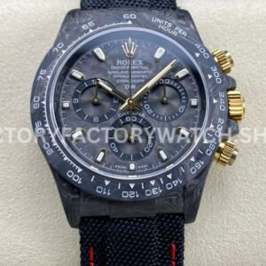 DIW Factory Rolex Daytona Limited Edition 116500 40mm Carbon Fiber Artificial Fiber Woven Strap Carbon Fiber Dial