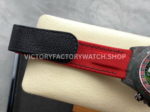 DIW Factory Rolex Daytona Limited Edition 116500 40mm Carbon Fiber Artificial Fiber Woven Strap Casino Dial