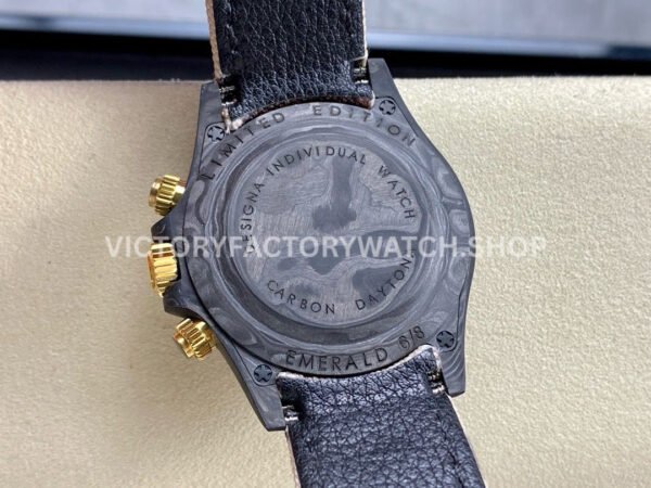 DIW Factory Rolex Daytona Limited Edition 116500 40mm Carbon Fiber Artificial Fiber Woven Strap Pink Dial