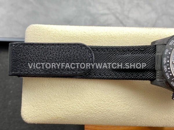 DIW Factory Rolex Daytona Limited Edition 116500 40mm Carbon Fiber Artificial Fiber Woven Strap White Black Dial