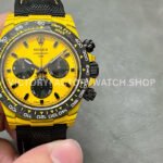 Rolex Daytona 116500 yellow dial carbon fiber replica
