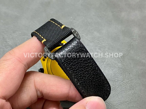 DIW Factory Rolex Daytona Limited Edition 116500 40mm Carbon Fiber Artificial Fiber Woven Strap Yellow Dial