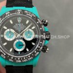 Rolex Daytona 116500 light blue eye carbon dial replica
