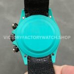 DIW Factory Rolex Daytona Limited Edition 116500 40mm Light Blue Carbon Fiber Artificial Fiber Woven Strap Light Blue Eye Black Dial