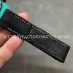 DIW Factory Rolex Daytona Limited Edition 116500 40mm Light Blue Carbon Fiber Artificial Fiber Woven Strap Light Blue Eye Black Dial