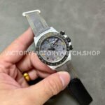 DIW Factory Rolex Daytona Limited Edition 116500 40mm White Carbon Fiber Artificial Fiber Woven Strap Arabic Number Space Grey Dial