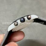 DIW Factory Rolex Daytona Limited Edition 116500 40mm White Carbon Fiber Artificial Fiber Woven Strap Arabic Number Space Grey Dial