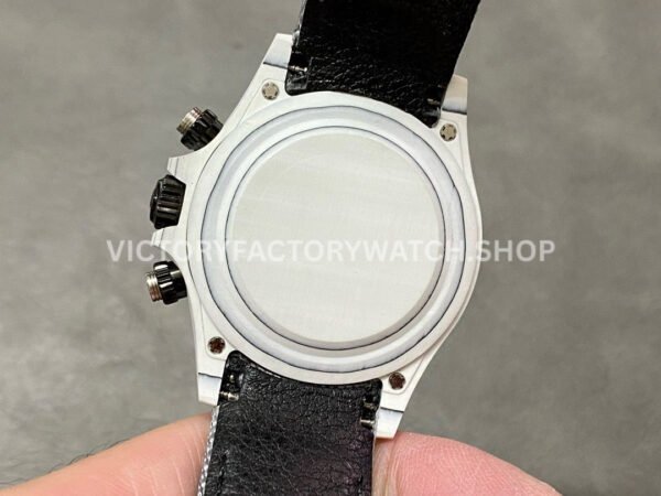 DIW Factory Rolex Daytona Limited Edition 116500 40mm White Carbon Fiber Artificial Fiber Woven Strap Arabic Number Space Grey Dial