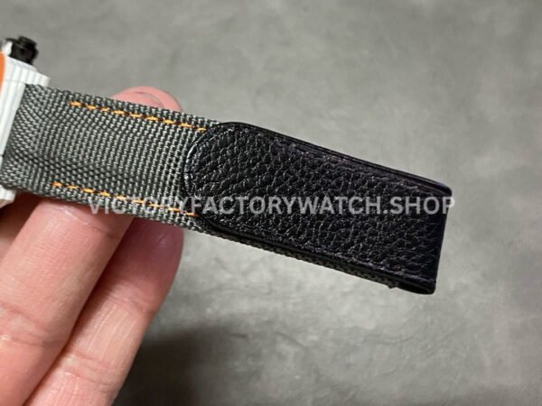 DIW Factory Rolex Daytona Limited Edition 116500 40mm White Carbon Fiber Artificial Fiber Woven Strap Black Eye Grey Dial