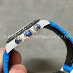 DIW Factory Rolex Daytona Limited Edition 116500 40mm White Carbon Fiber Artificial Fiber Woven Strap Black Dial