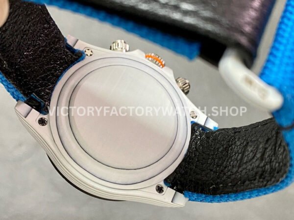 DIW Factory Rolex Daytona Limited Edition 116500 40mm White Carbon Fiber Artificial Fiber Woven Strap Black Dial