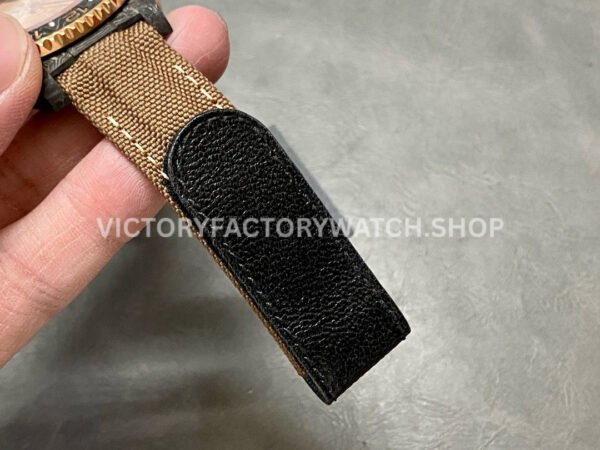 DIW Factory Rolex GMT-Master II 126710 Limited Edition 40mm Gold Word Carbon Fiber Artificial Fiber Woven Strap Arabic Number Gold Dial