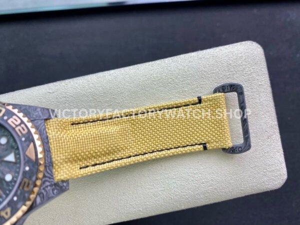 DIW Factory Rolex GMT-Master II 126710 Limited Edition 40mm Gold Word Carbon Fiber Artificial Fiber Woven Strap Carbon Fiber Dial