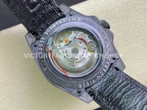 DIW Factory Rolex GMT-Master II 126710 Limited Edition 40mm Silver Word Carbon Fiber Artificial Fiber Woven Strap Silver Carbon Fiber Dial