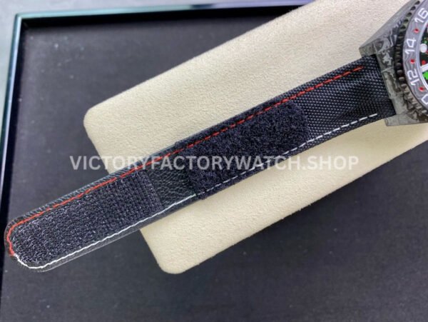 DIW Factory Rolex GMT-Master II 126710 Limited Edition 40mm Silver Word Carbon Fiber Artificial Fiber Woven Strap Color Carbon Fiber Dial