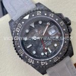 DIW Factory Rolex GMT-Master II 126710 Limited Edition 40mm Silver Word Carbon Fiber Artificial Fiber Woven Strap Carbon Fiber Dial
