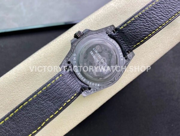 DIW Factory Rolex GMT-Master II 126710 Limited Edition 40mm Yellow Word Carbon Fiber Artificial Fiber Woven Strap Yellow Carbon Fiber Dial